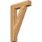 Ekena Millwork Traditional Block Rough Sawn Bracket, Western Red Cedar, 4"W x 20"D x 32"H BKT04X20X32TRA05RWR - alternate 1